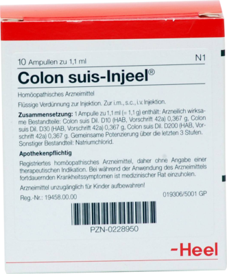 COLON SUIS Injeel Ampullen