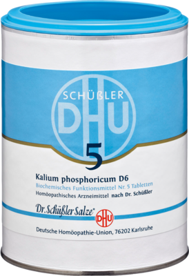 BIOCHEMIE DHU 5 Kalium phosphoricum D 6 Tabletten