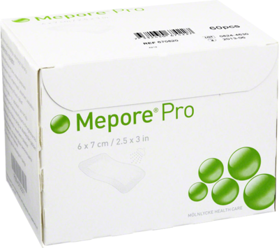 MEPORE Pro steril Pflaster 6x7 cm