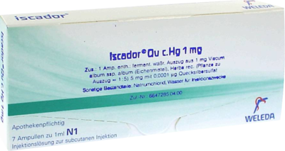 ISCADOR Qu c.Hg 1 mg Injektionslösung