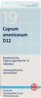 BIOCHEMIE DHU 19 Cuprum arsenicosum D 12 Tabletten