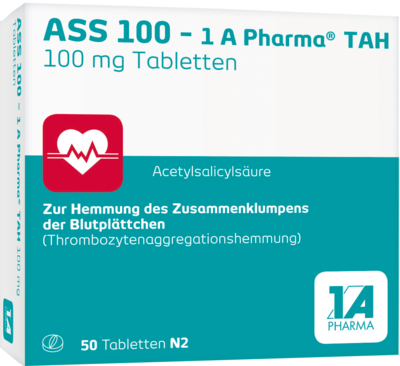 ASS 100-1A Pharma TAH Tabletten