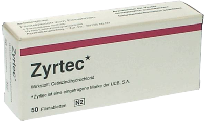 ZYRTEC 10 mg Filmtabletten