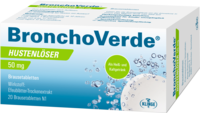 BRONCHOVERDE Hustenlöser 50 mg Brausetabletten