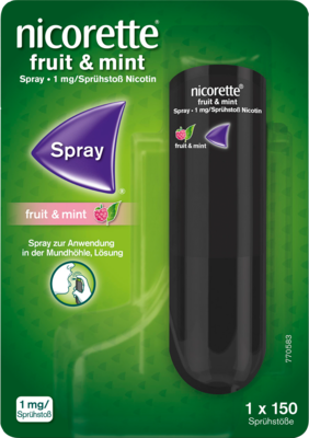 NICORETTE Fruit & Mint Spray 1 mg/Sprühstoß