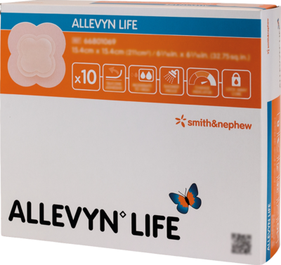 ALLEVYN Life 15,4x15,4 cm Silikonschaumverband