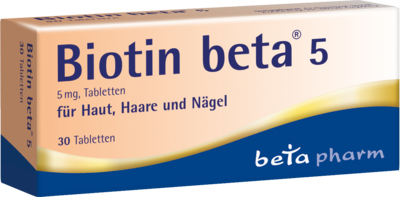 BIOTIN BETA 5 Tabletten